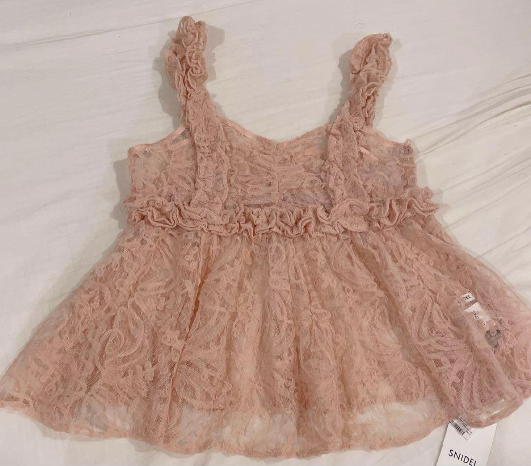 【値下げ中】snidel ボリュームキャミトップス pink