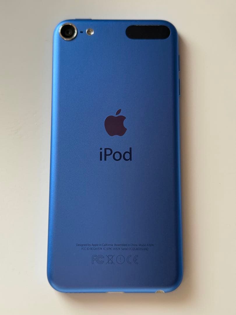 ★★MUGI★★ iPod touch第6世代ブルー イヤホンケーブルなし