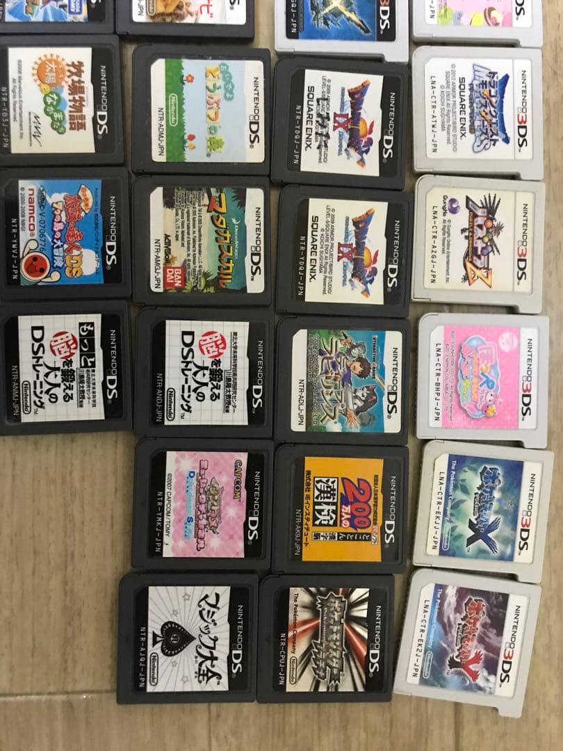 ニンテンドー3DS、DS ゲームソフトまとめ売り