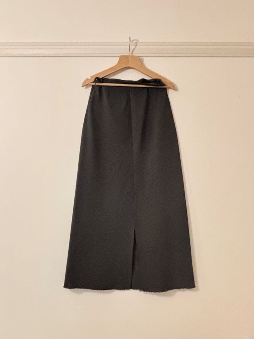 【yo BIOTOP】wool tight Aline skirt