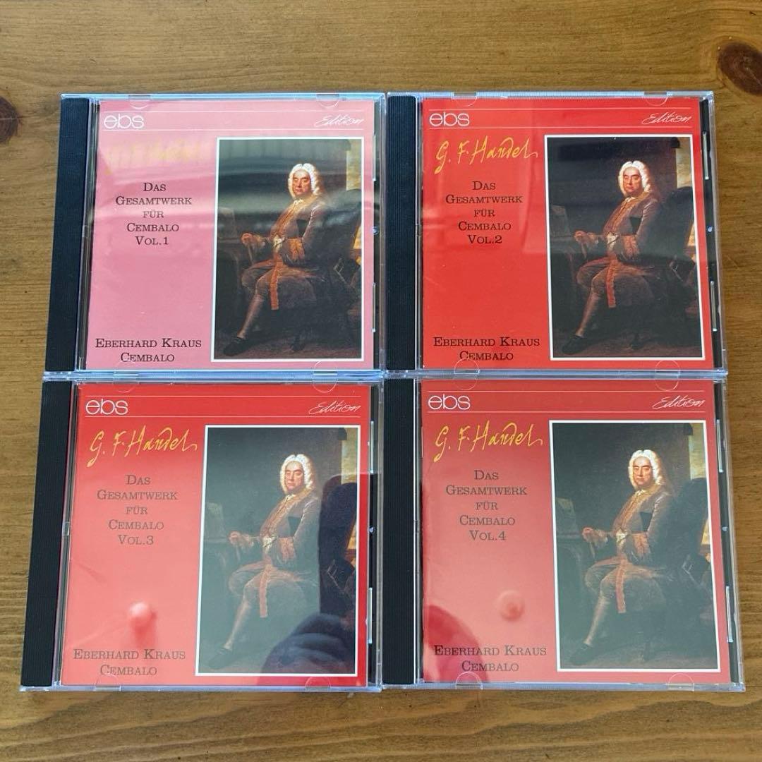 G.F.ヘンデル　チェンバロ作品全集　エーベルハルト・クラウス　10CD