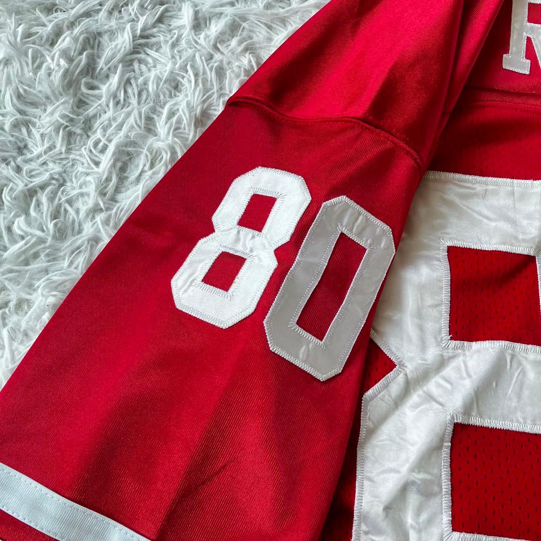 ミッチェルアンドネス NFL 49ers アメフト ゲームシャツ 刺繍 半袖