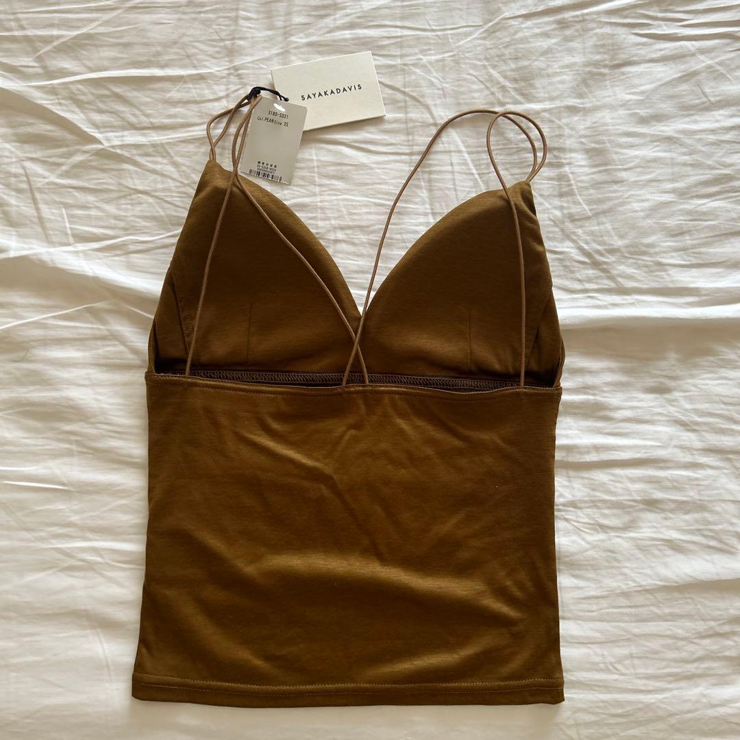 【新品未使用】￼SAYAKADAVIS カップ付きキャミソール