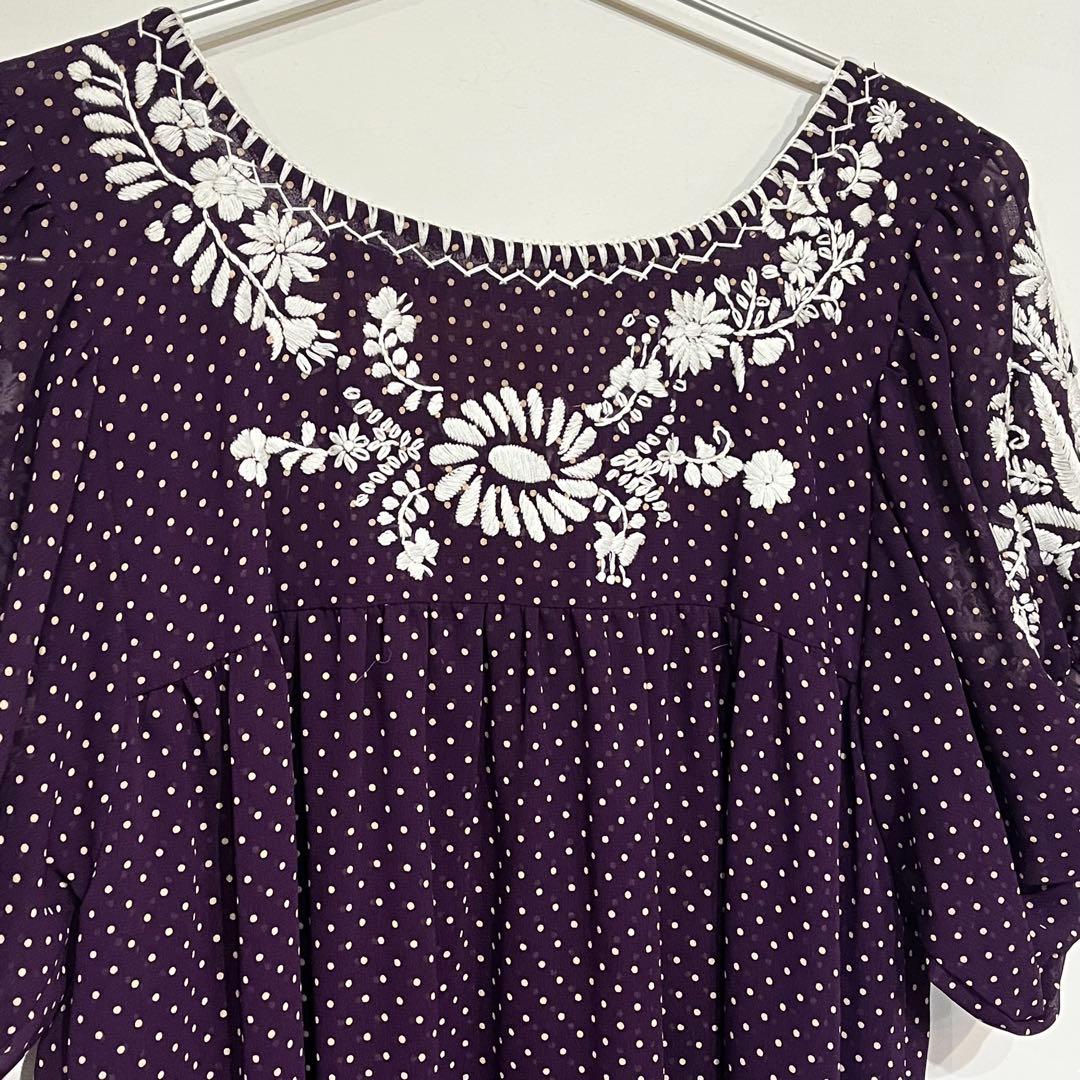 専用出品！未使用タグ付き　あちゃちゅむ刺繍ワンピースと切り替えワンピース