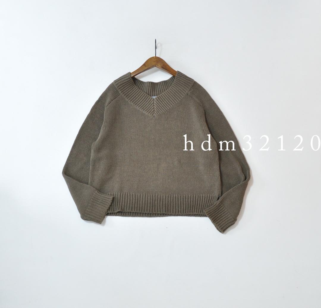 25SS マーガレットハウエル CHUNKY COTTON LINEN ニット