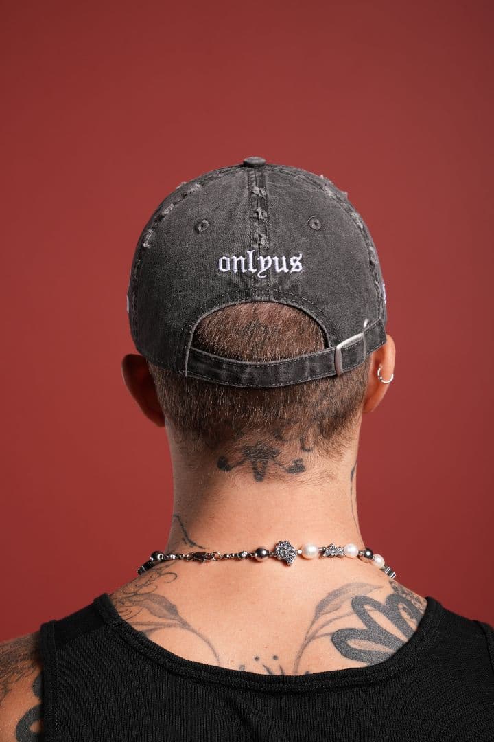 Von Dutch × darcsport コラボ　グレー ダメージキャップ