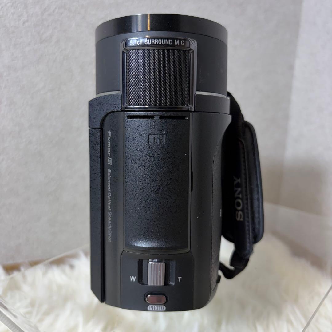 【極美品】SONY FDR-AX45 ビデオカメラ バッテリー2個 付属品多数