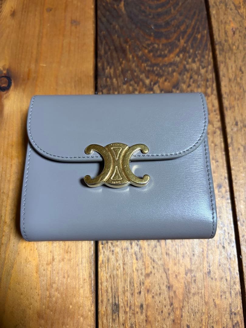 S*P様 CELINE セリーヌ 財布 グレー