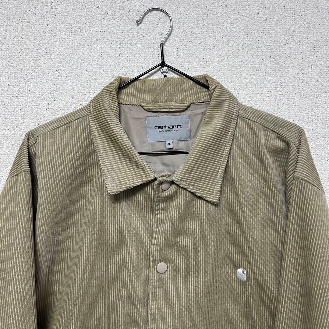 Carhartt コーデュロイコーチジャケット ベージュ XLサイズ