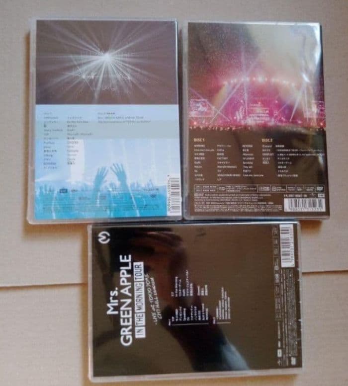 新品未開封 Mrs.GREEN APPLE/DVD 3作品
