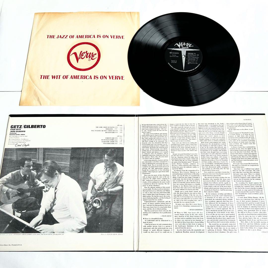 Getz / Gilberto feat.A.C.Jobimボッサ傑作USオリ盤