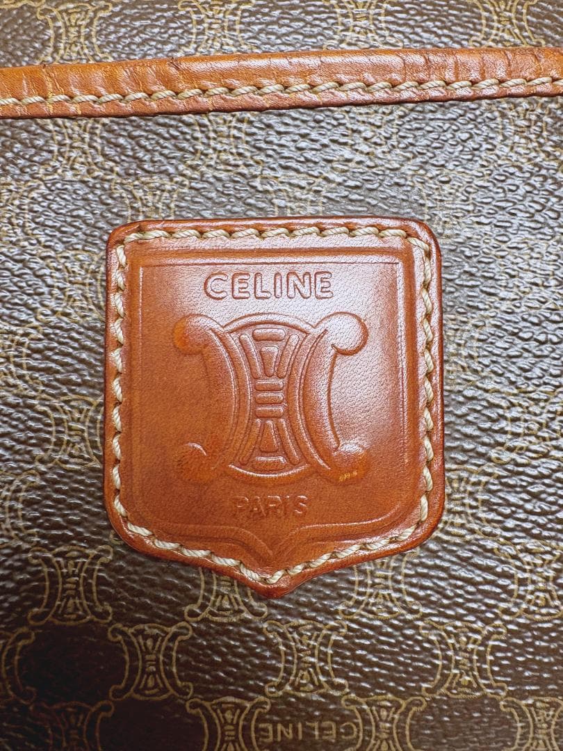 【CELINE/セリーヌ】マカダム ミニボストン トリオンフ