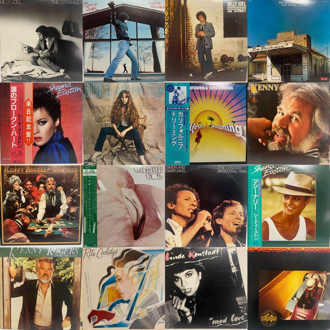 大量箱売り 洋楽 ROCK POP AOR レコード 70枚セット　まとめ売り