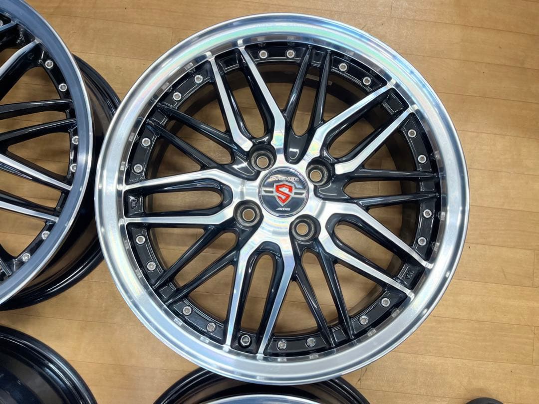 【現品限り】AME シュタイナー 中古アルミホイール 16インチ 4本セット