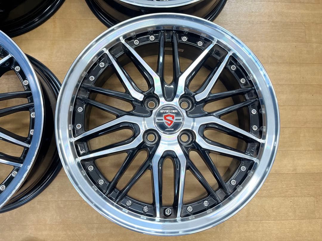 【現品限り】AME シュタイナー 中古アルミホイール 16インチ 4本セット