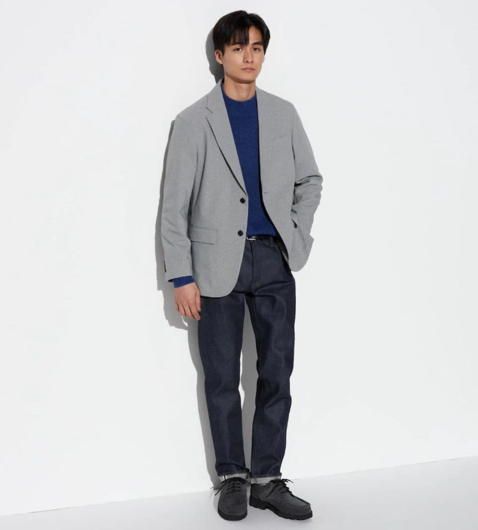 【美品✨UNIQLO✨3XL】感動 テーラード ジャケット 2点セット