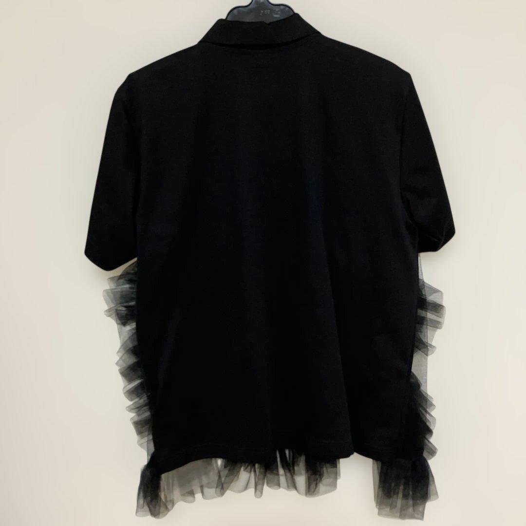 noir kei ninomiya 2026SS チュール付きポロシャツ