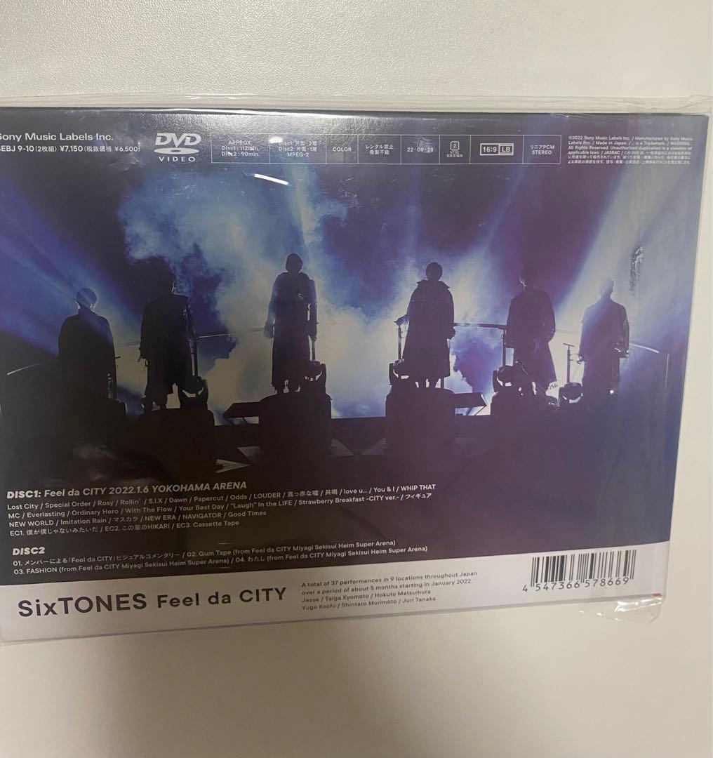SixTONES Feel da CITY 2形態 DVD
