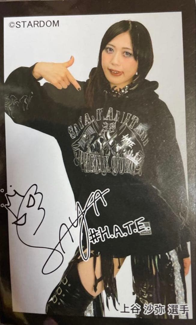 STARDOM 上谷沙弥 パーカー Lサイズ タオル・ステッカー付