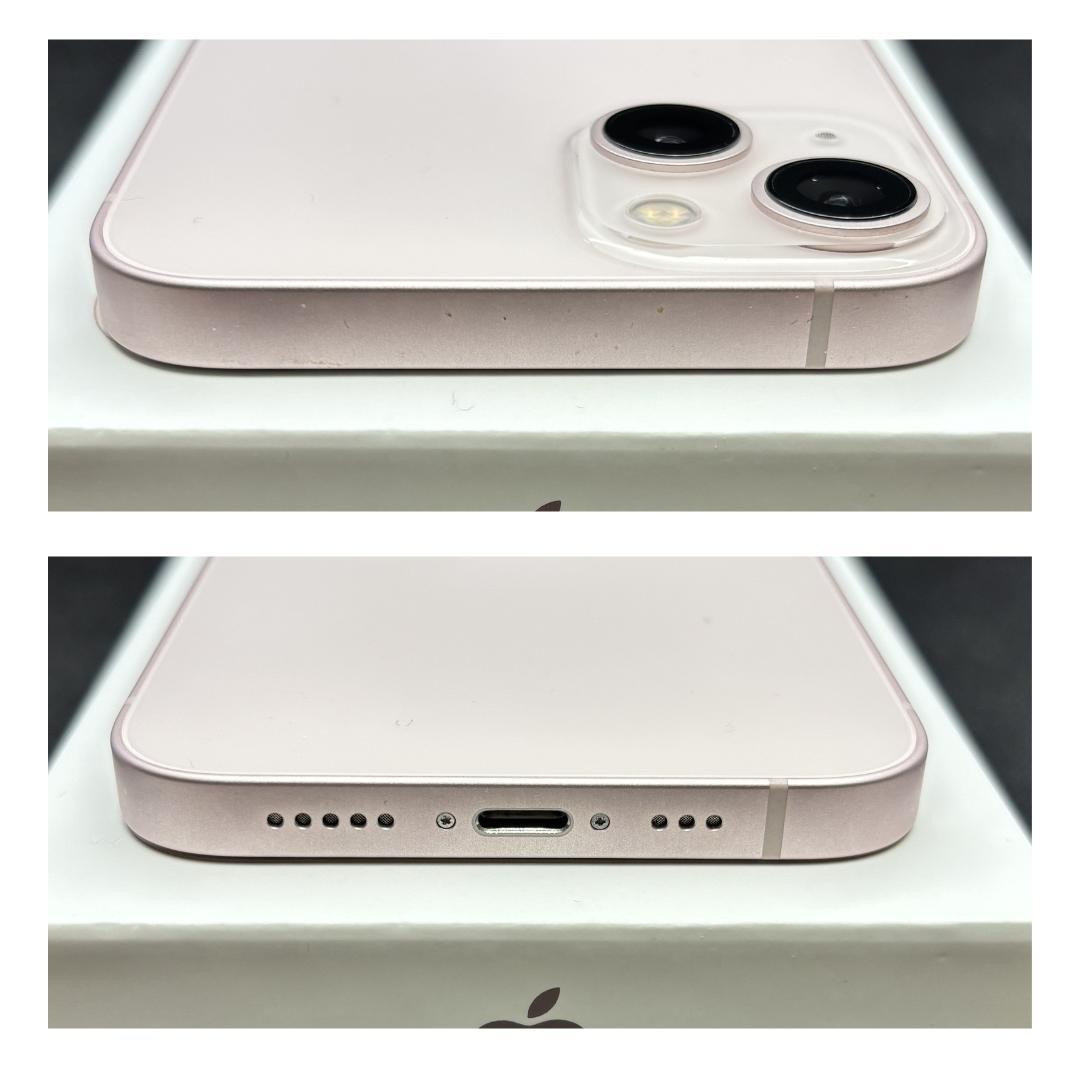 【美品】iPhone 13 ピンク 128GB SIMフリー 新品バッテリー
