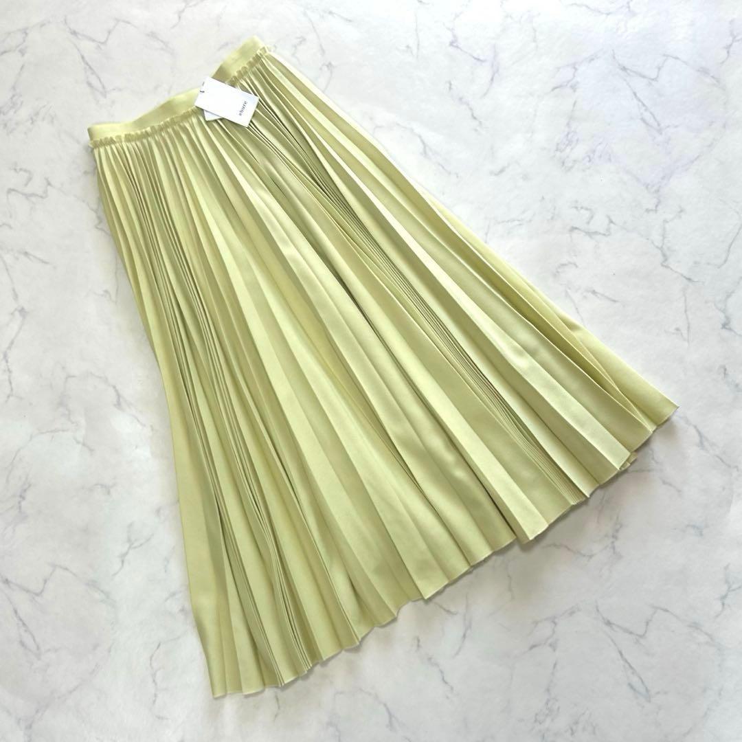 新品タグ付✨ebure アコーディオンプリーツ スカート 36