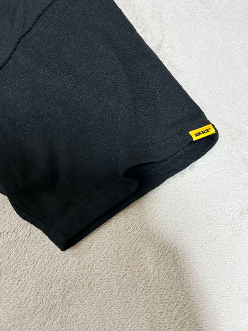 ゴルフ ！！　FR2 Tシャツ 半袖 ロゴ刺繍 Lサイズ　ブラック