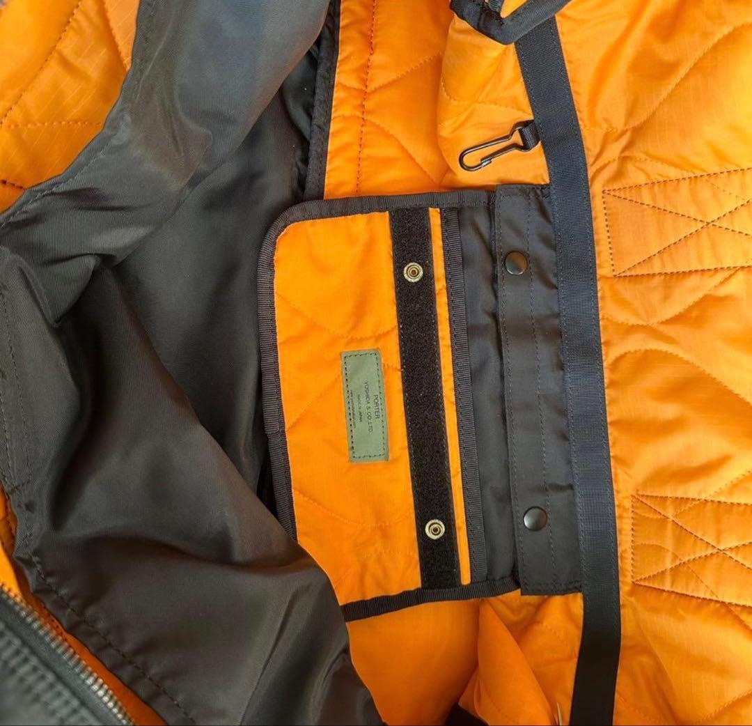 PORTER ブラック ボストンバッグ ショルダー付き