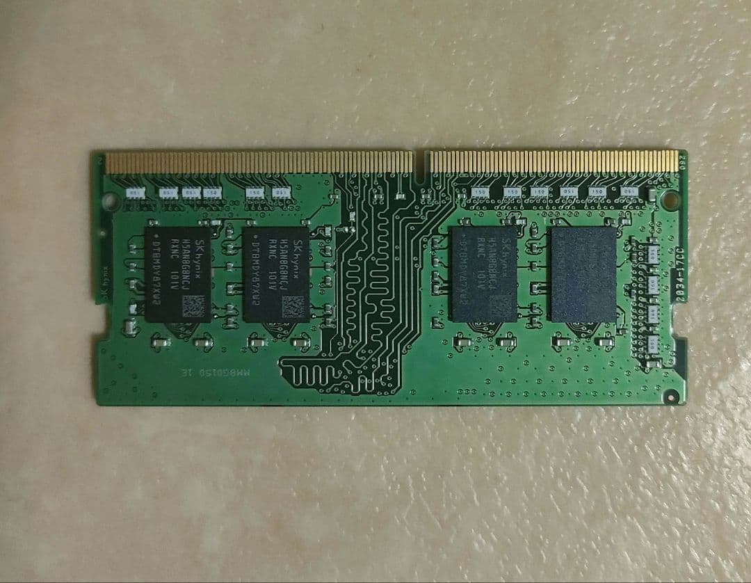 【中古品】ノートPC用メモリ8GB DDR4 3200AA