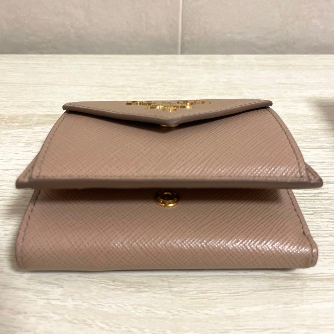 PRADA 三つ折財布 サフィアーノ 箱,タグ,説明書セット