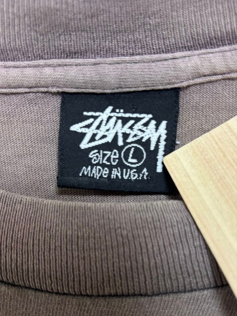 80s OLD STUSSY 黒タグ シャドーマン ロンT USA製 L