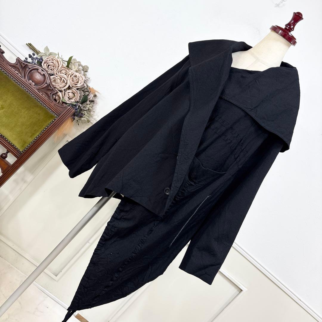 40 美品　ゆったりサイズ　センソユニコ　慈雨　羽織り