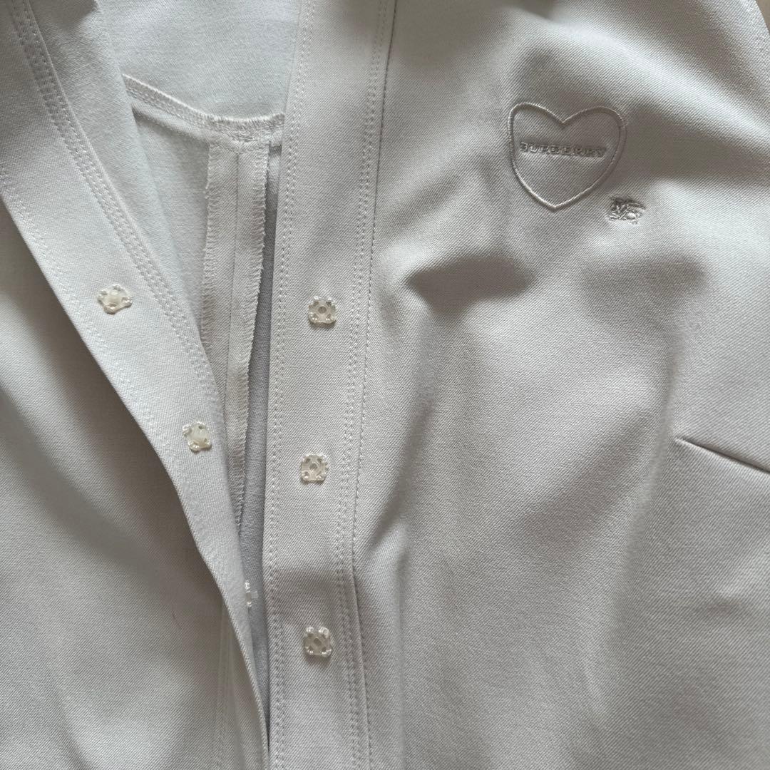 BURBERRY ブルーレーベルノースリーブワンピース 38 アイボリー