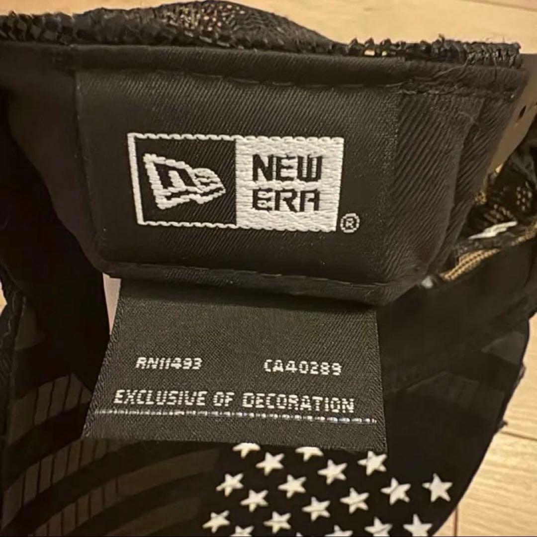 New Era ブラック キャップTMT