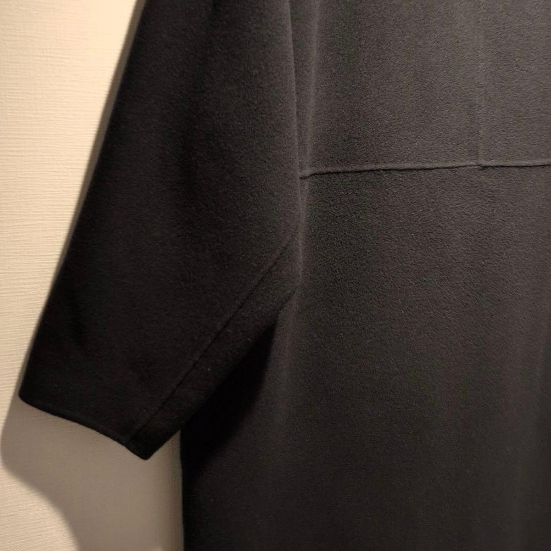 カレンソロジー Manteco リバーコート ロング 黒