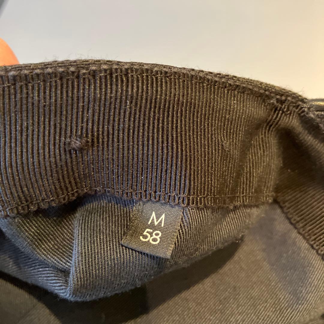 ◆GUCCI グッチ GGマーク シェリーライン ブラック キャップ