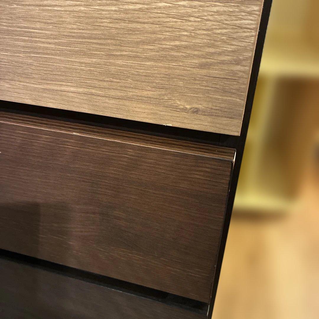 専用　美品　ニトリ ランダム ハイチェスト 幅80cm おしゃれ　多段収納