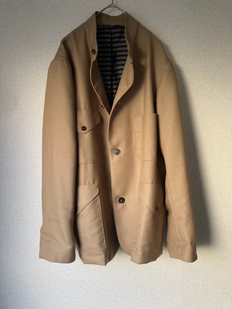ジャケット・アウター ORBIUM TROPICAL OFFICER 46 hopsack camel