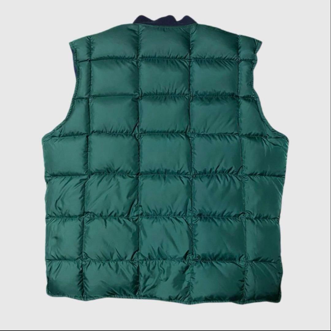 Eddie Bauer エディーバウアー ダウンベスト NAVY リバーシブル