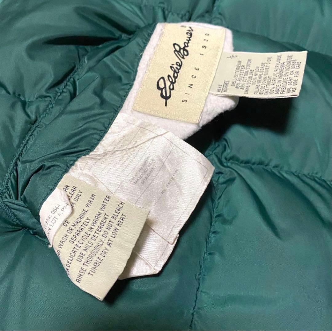 Eddie Bauer エディーバウアー ダウンベスト NAVY リバーシブル