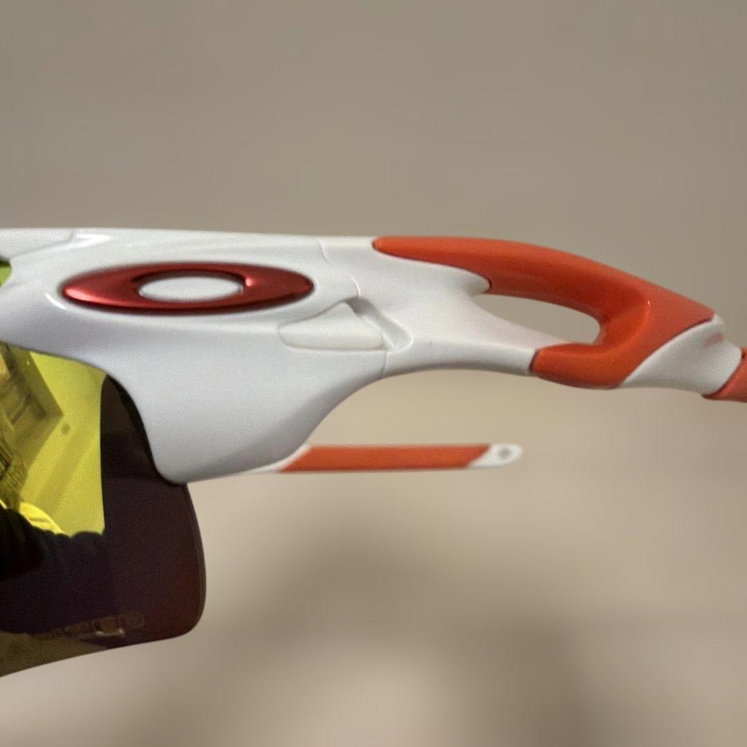 に*き様 Oakley レーダーロックパス　特注フレーム　オレンジ