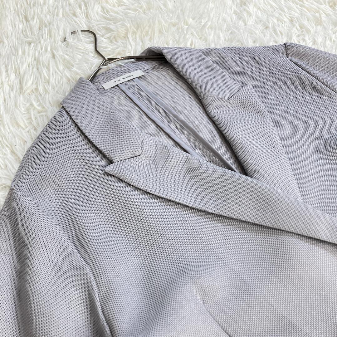 DOUX ARCHIVES　ドゥアルシーヴ　メッシュテーラードダブルジャケット