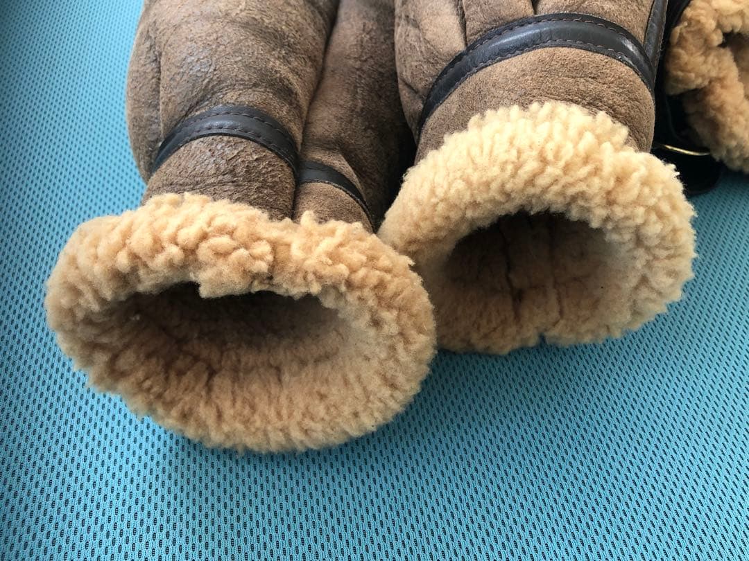 ショットschott フライトジャケット　B-3 羊革　ムートン　ボア 茶36