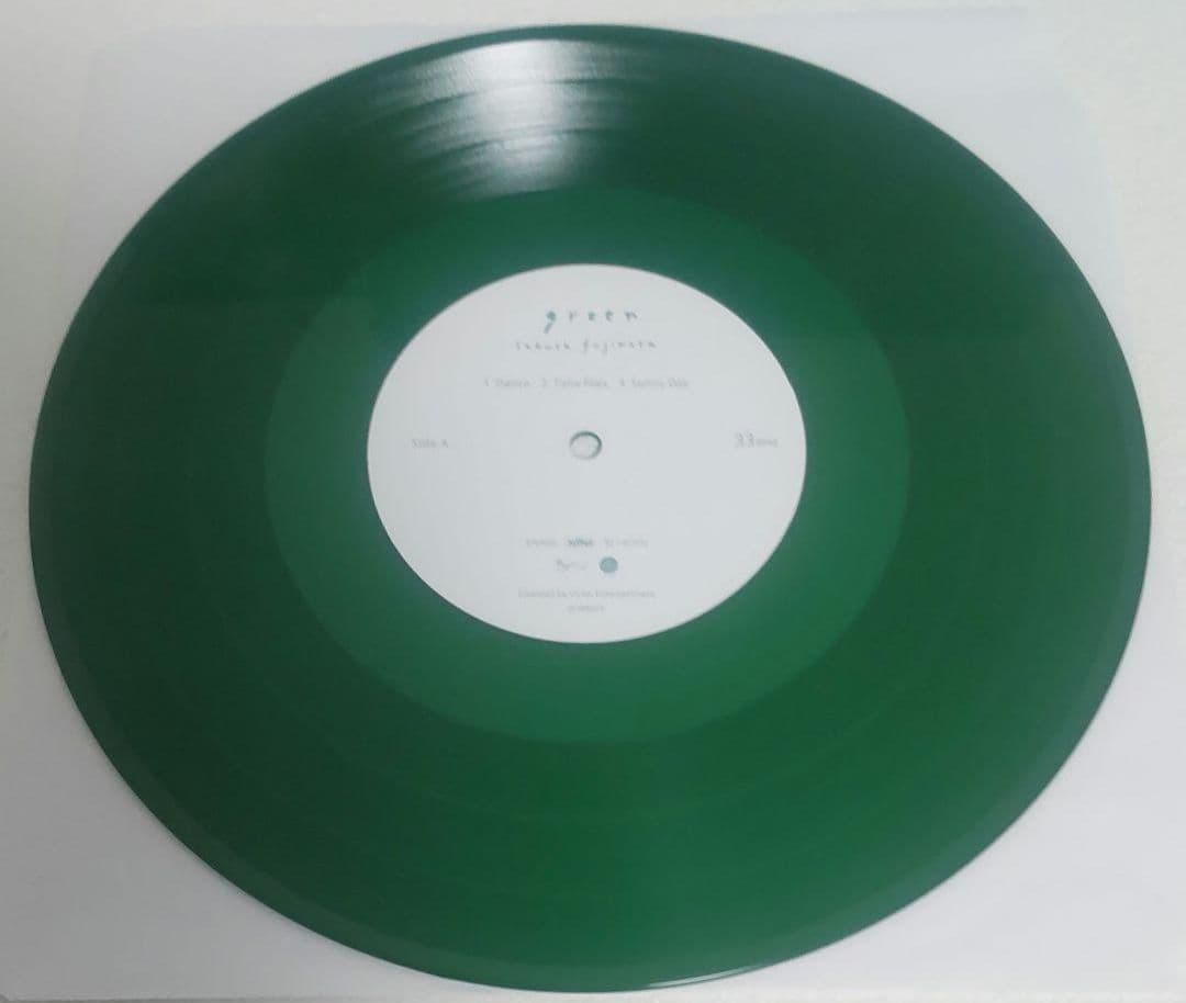 藤原さくら　sakura fujiwara　red　green　レコード　２枚