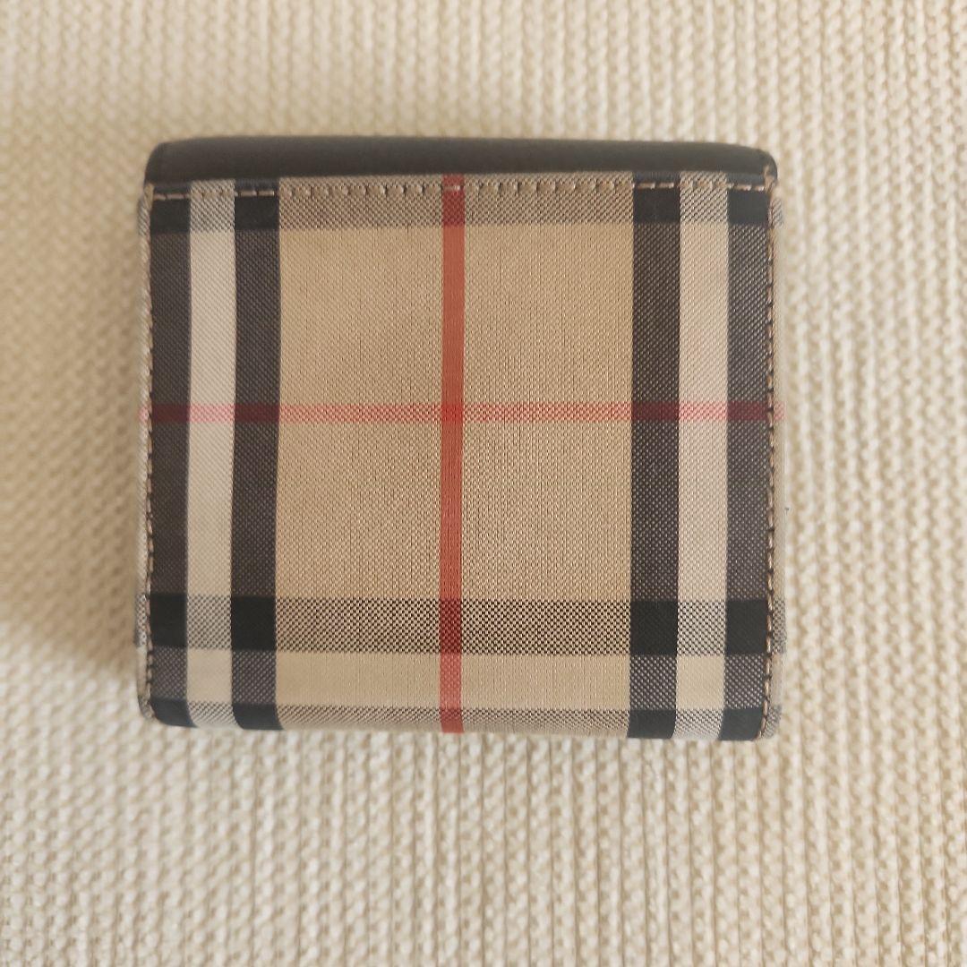 BURBERRY 三つ折り財布 チェック柄