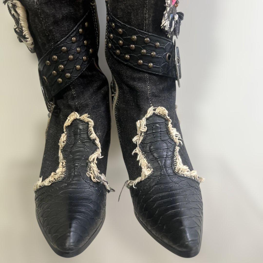 y2k 激レア ロングブーツ jadedlondon yello diesel