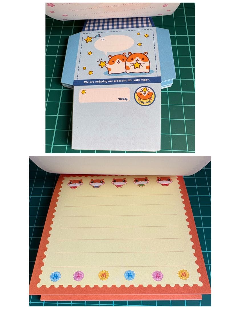 d*2様 平成レトロ　ハムスター柄メモ帳　6冊