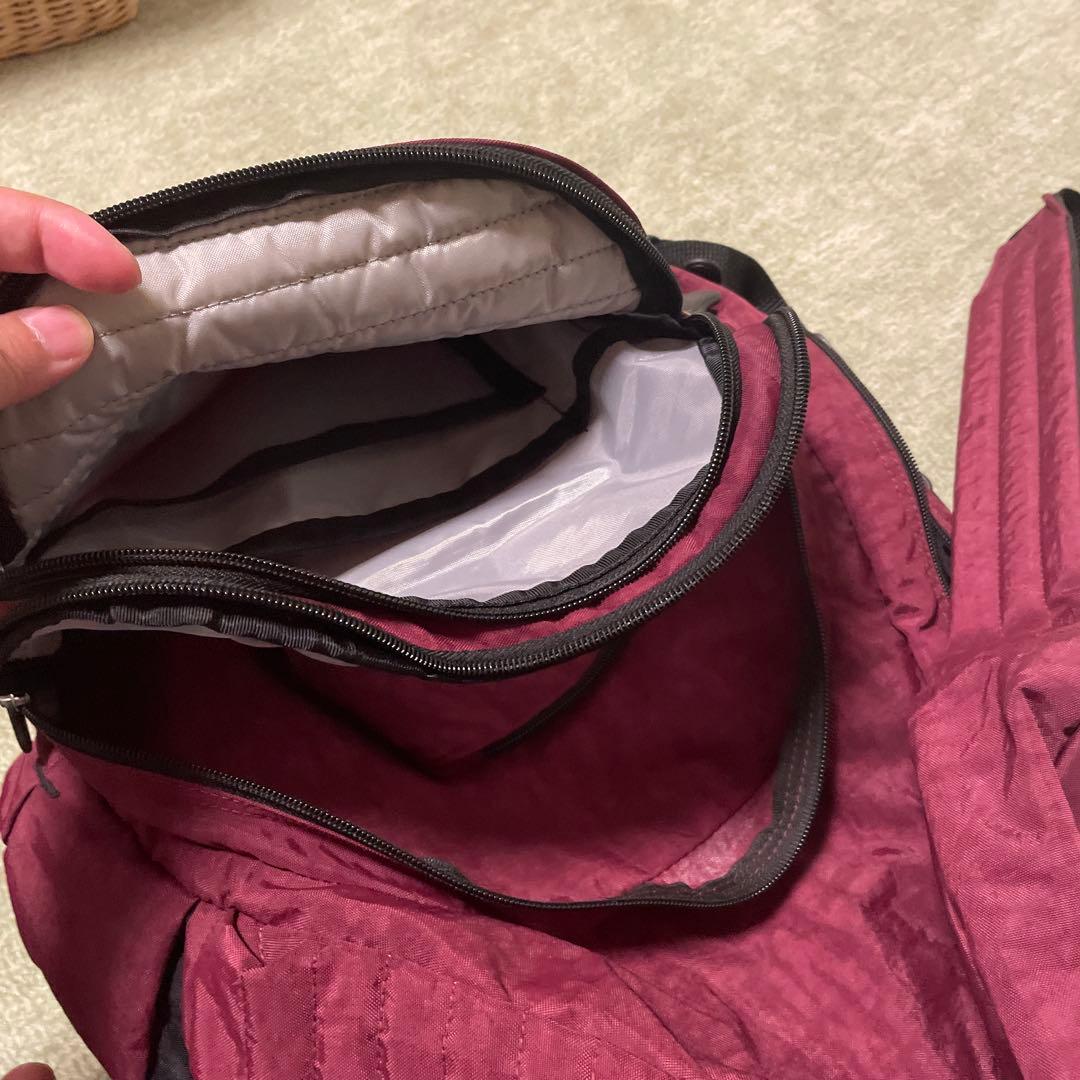 玉*屋様 HEALTH BACK BAG ボディバッグ バーガンディ