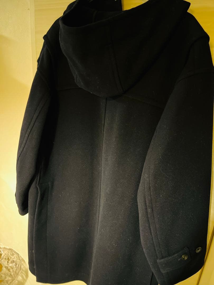 【美品】ユニクロ ＋J 21AW ウールオーバー ダッフルコート ネイビー　L