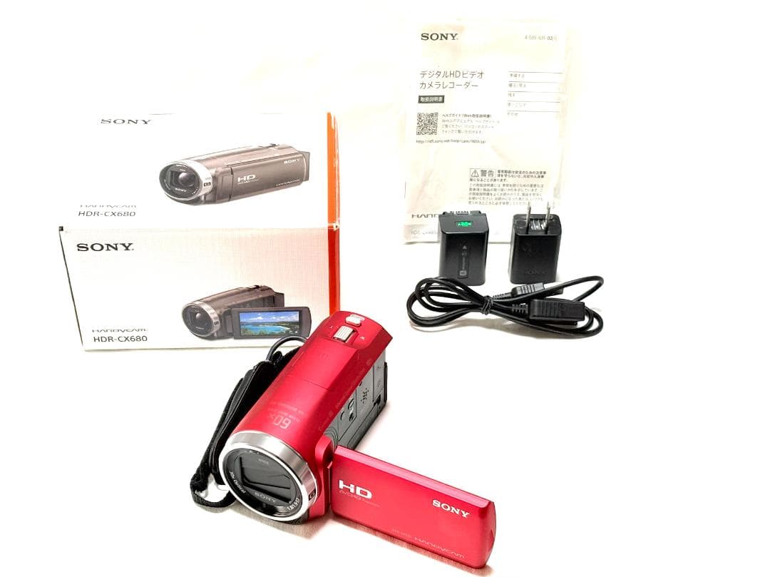 【ほぼ新品 元箱付き】 ソニー SONY HANDYCAM HDR-CX680
