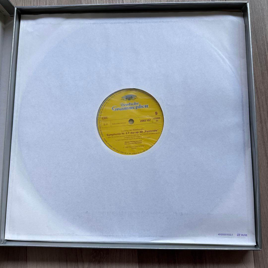 西独盤　レナード・バーンスタイン、ウィーンフィル、ベートーヴェン交響曲 8LP